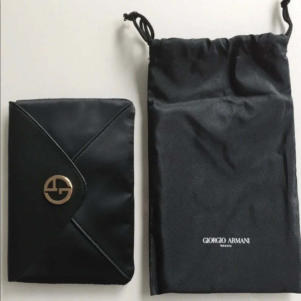 New - Authentic Giorgio Armani Beauty Pouch